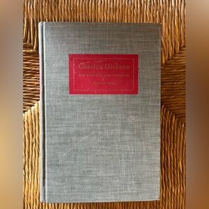 Vintage 1952 Charles Dickens His Tragedy and Triumph Vol 1 Hardcover